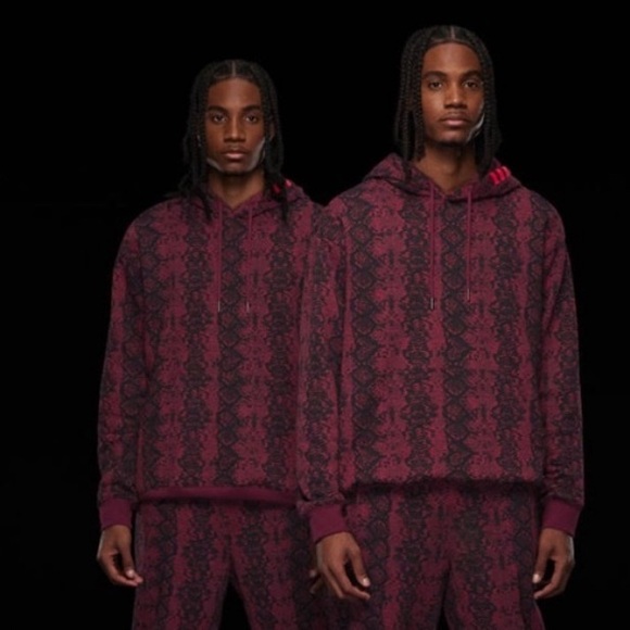 Sale pending - Adidas x Ivy Park • Valentines Day Snake Print Hoodie M - Picture 3 of 12